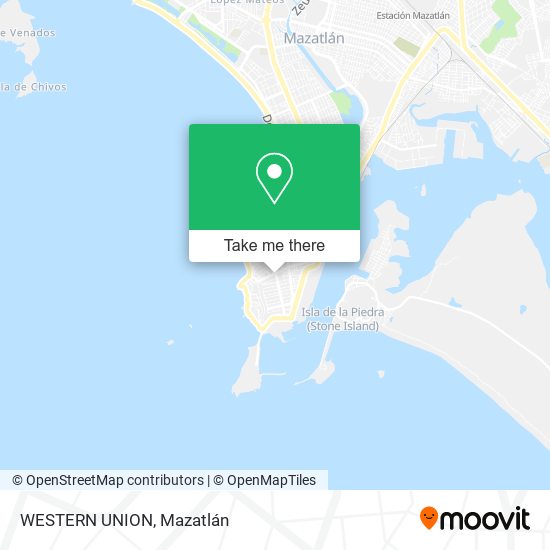 WESTERN UNION map