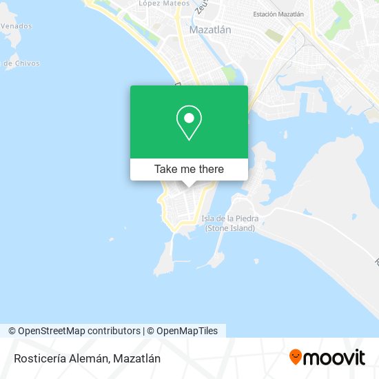 Rosticería Alemán map