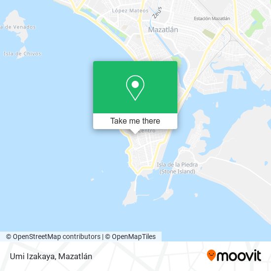 Mapa de Umi Izakaya