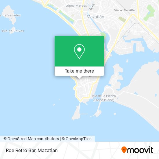Mapa de Roe Retro Bar