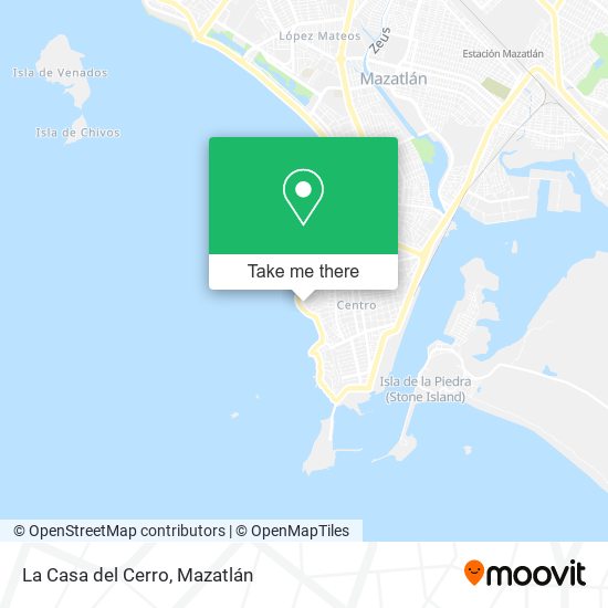 La Casa del Cerro map
