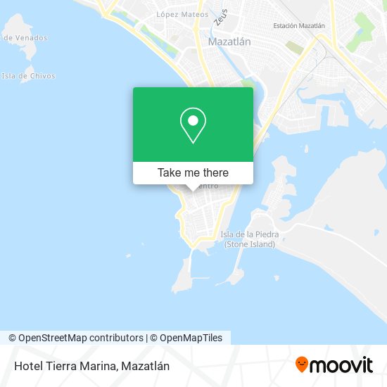 Hotel Tierra Marina map