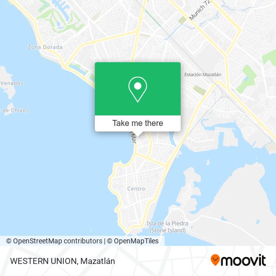 Mapa de WESTERN UNION