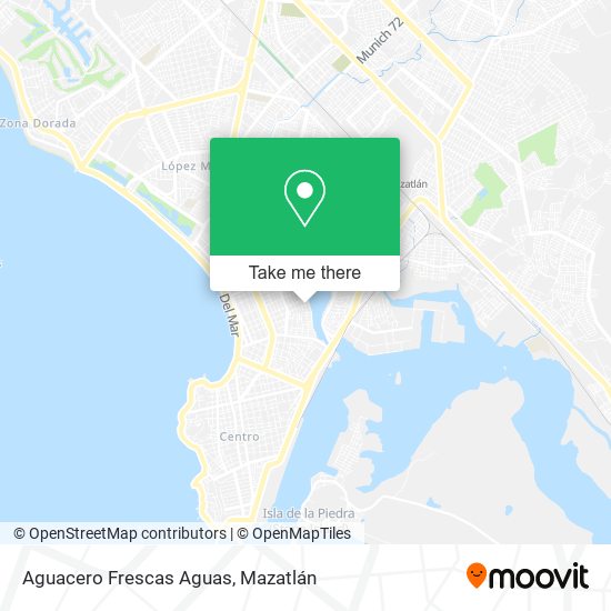 Aguacero Frescas Aguas map