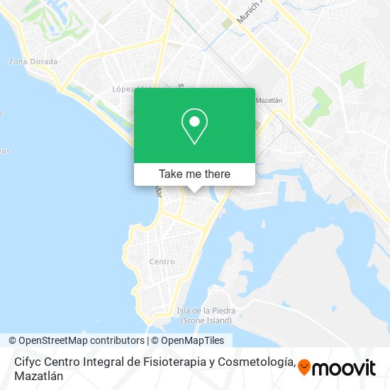 Mapa de Cifyc Centro Integral de Fisioterapia y Cosmetología