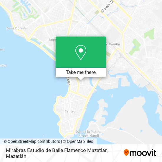 Mirabras Estudio de Baile Flamenco Mazatlán map