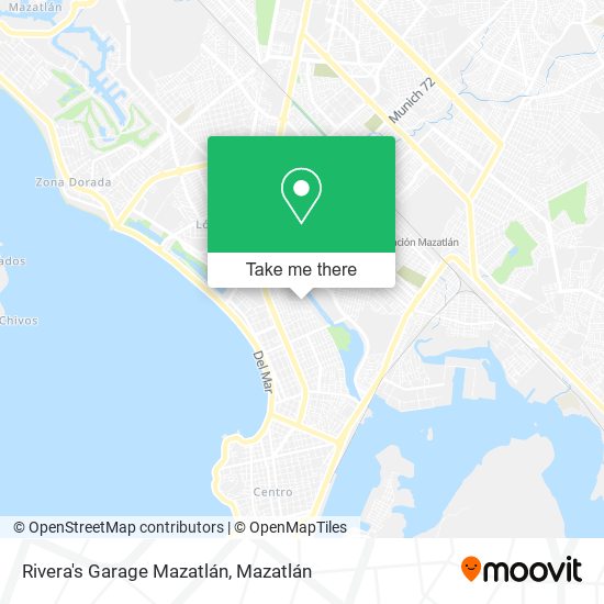 Mapa de Rivera's Garage Mazatlán