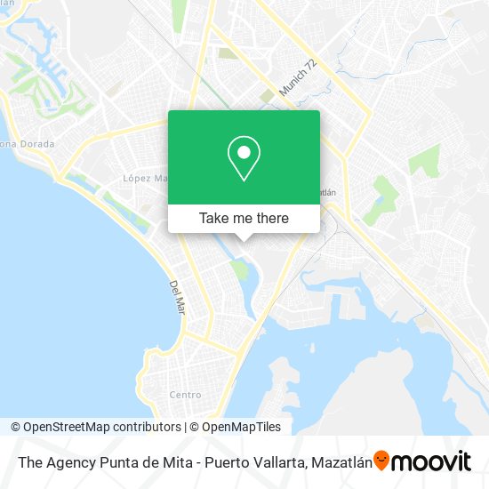 The Agency Punta de Mita - Puerto Vallarta map