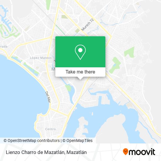 Lienzo Charro de Mazatlán map
