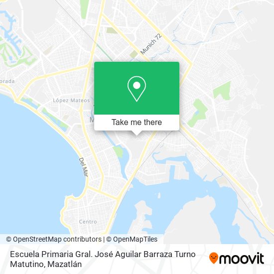 Escuela Primaria Gral. José Aguilar Barraza Turno Matutino map