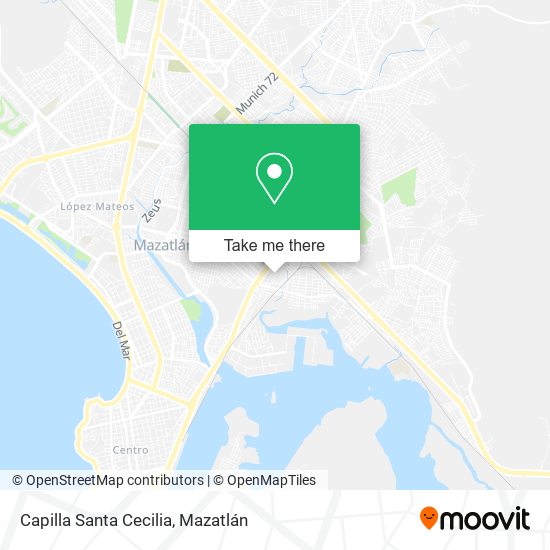 Mapa de Capilla Santa Cecilia