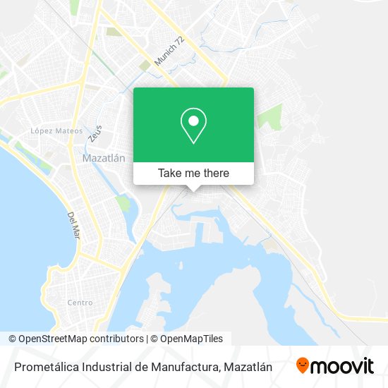 Prometálica Industrial de Manufactura map