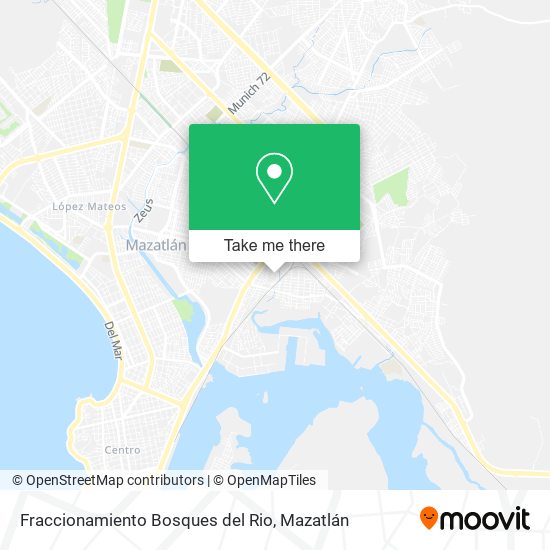Fraccionamiento Bosques del Rio map