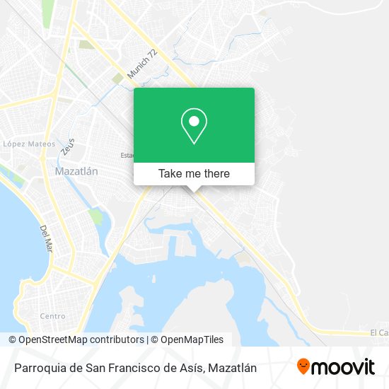 Mapa de Parroquia de San Francisco de Asís