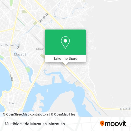 Multiblock de Mazatlan map