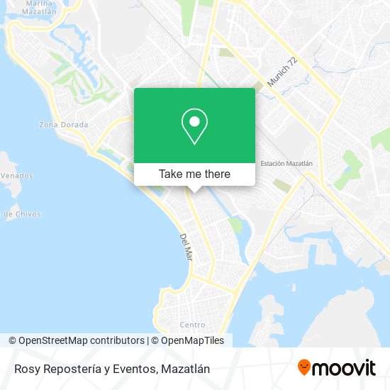 Mapa de Rosy Repostería y Eventos
