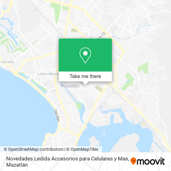 Mapa de Novedades Ledida Accesorios para Celulares y Mas