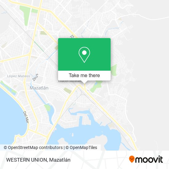 Mapa de WESTERN UNION