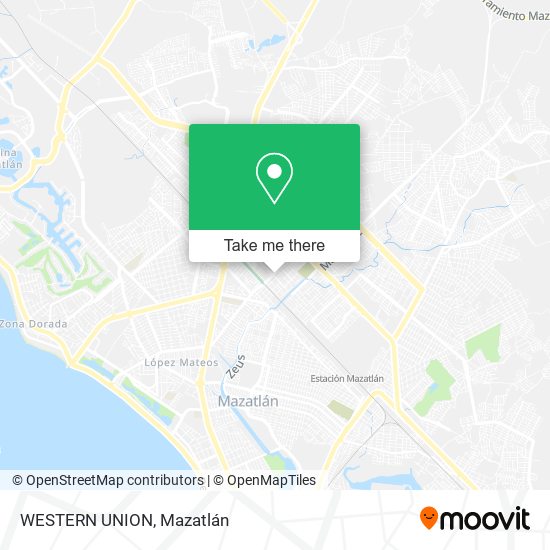 WESTERN UNION map