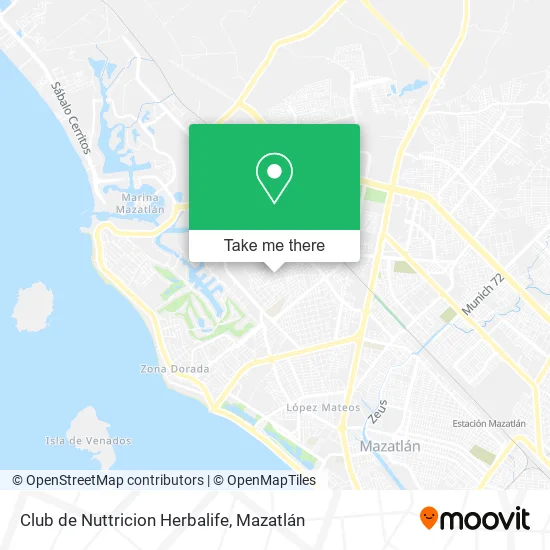 Club de Nuttricion Herbalife map