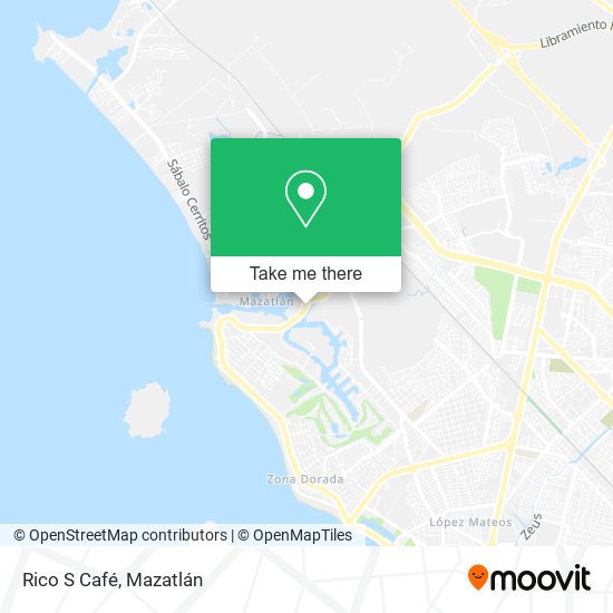Mapa de Rico S Café
