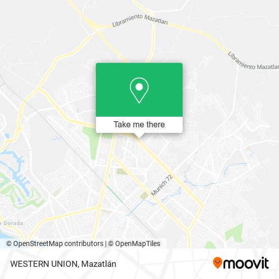 WESTERN UNION map