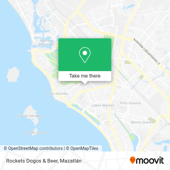 Rockets Dogos & Beer map