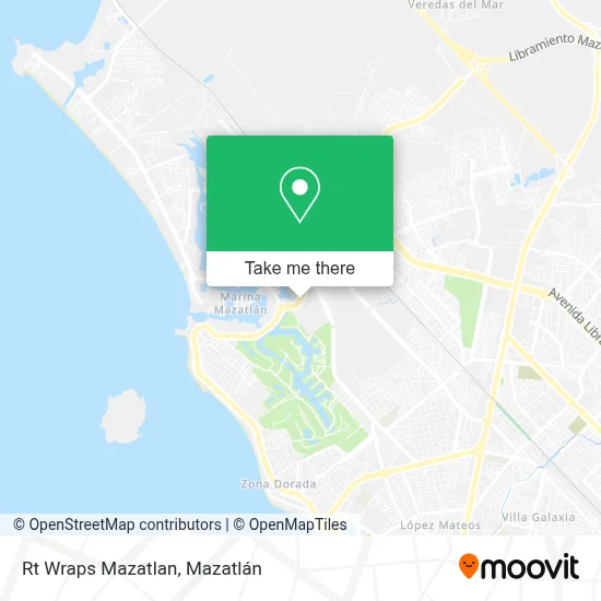 Rt Wraps Mazatlan map