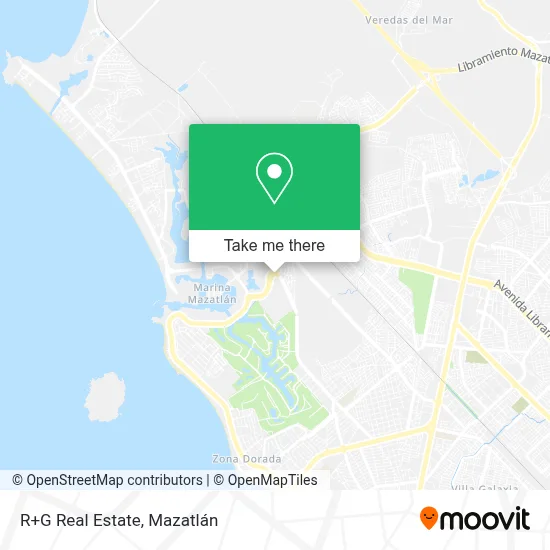 R+G Real Estate map