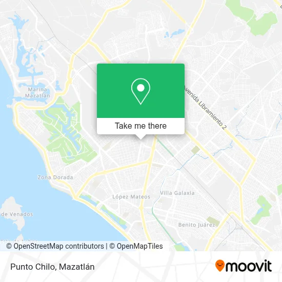 Punto Chilo map