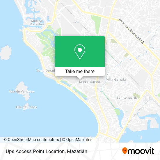 Ups Access Point Location map