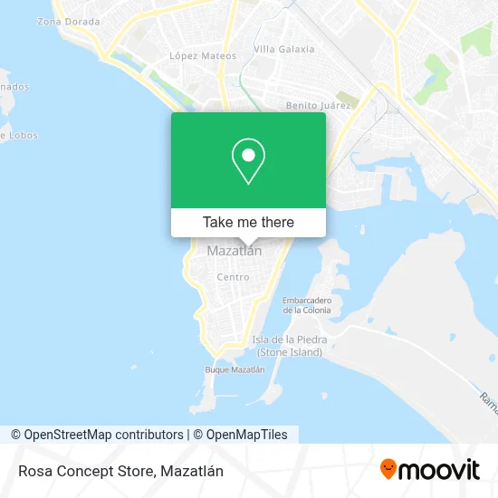 Rosa Concept Store map