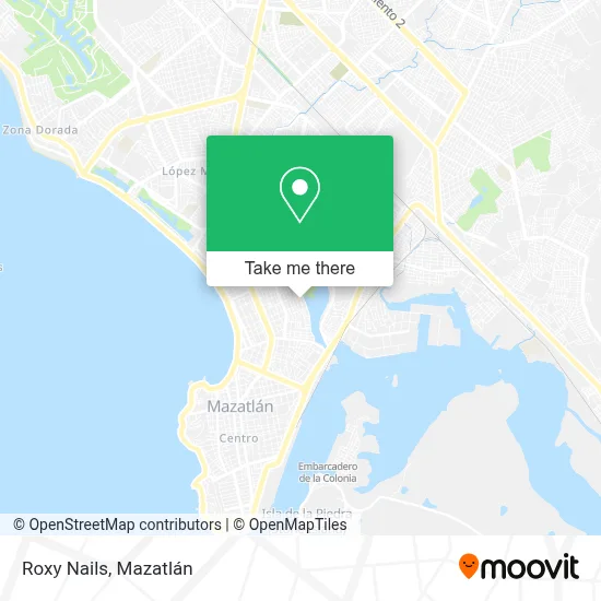 Roxy Nails map