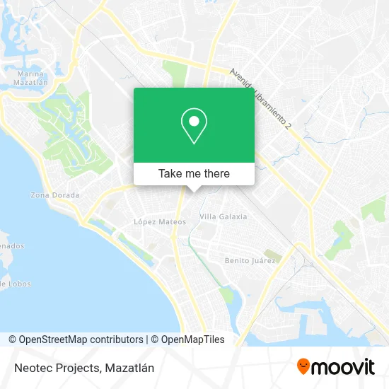 Neotec Projects map