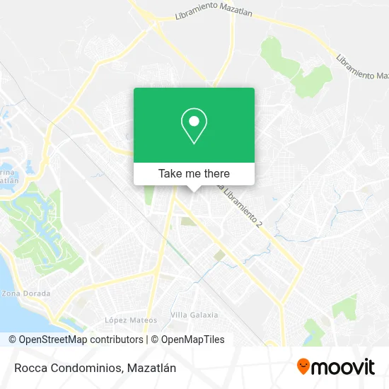 Rocca Condominios map