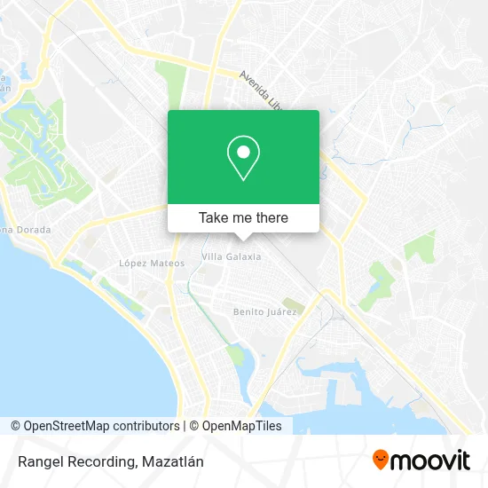 Rangel Recording map
