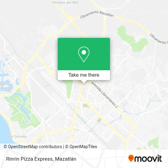 Rinrin Pizza Express map