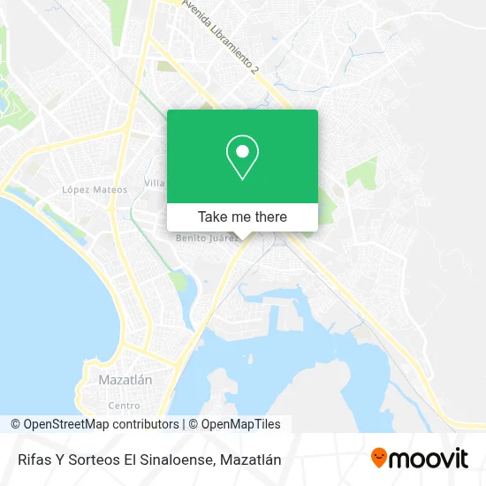 Rifas Y Sorteos El Sinaloense map