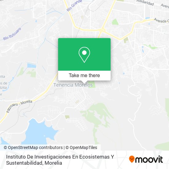 Instituto De Investigaciones En Ecosistemas Y Sustentabilidad map