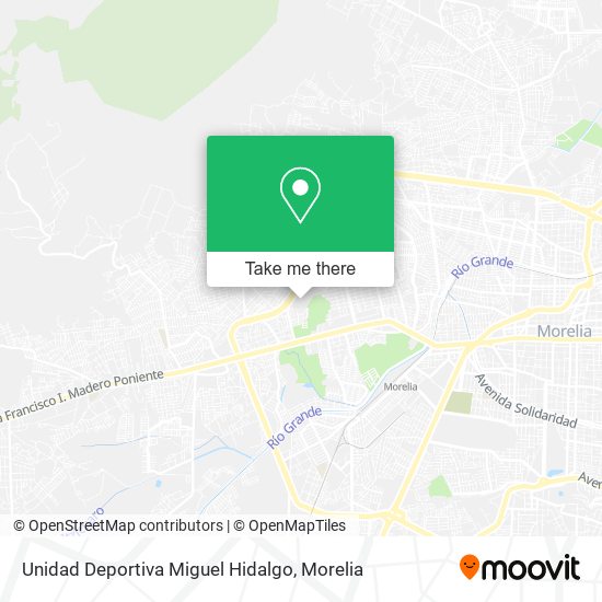 Unidad Deportiva Miguel Hidalgo map