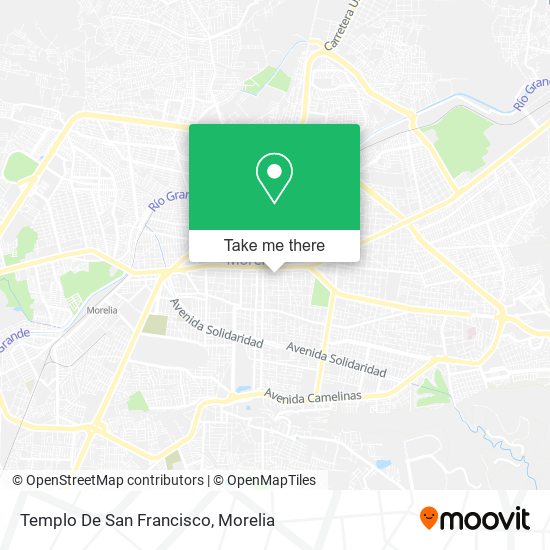Mapa de Templo De San Francisco