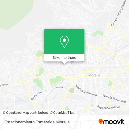 Mapa de Estacionamiento Esmeralda