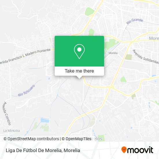Liga De Fútbol De Morelia map