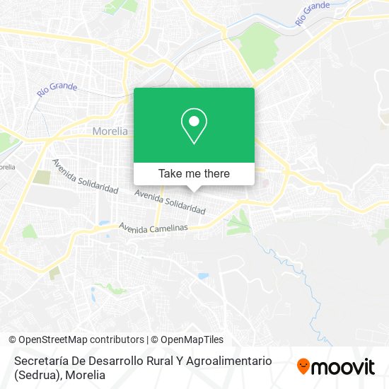 Mapa de Secretaría De Desarrollo Rural Y Agroalimentario (Sedrua)