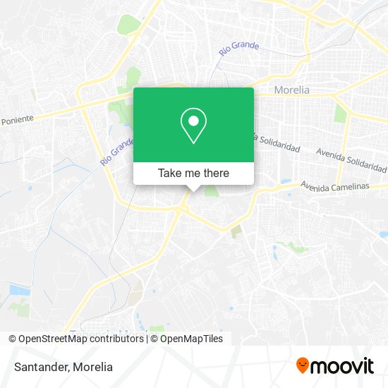 Mapa de Santander