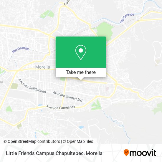 Mapa de Little Friends Campus Chapultepec