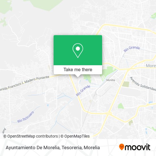 Ayuntamiento De Morelia, Tesoreria map