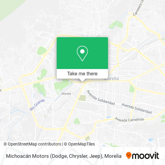 Michoacán Motors (Dodge, Chrysler, Jeep) map