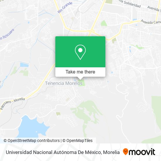 Mapa de Universidad Nacional Autónoma De México