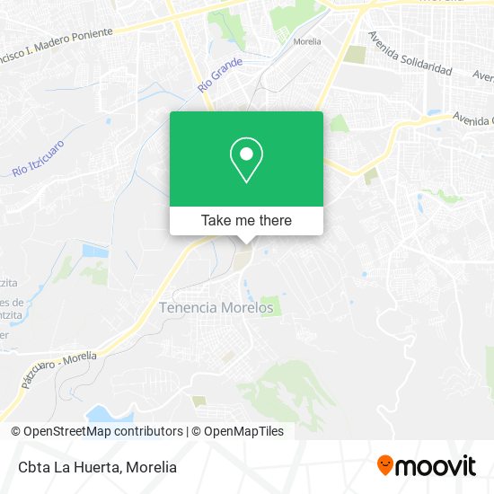 Mapa de Cbta La Huerta